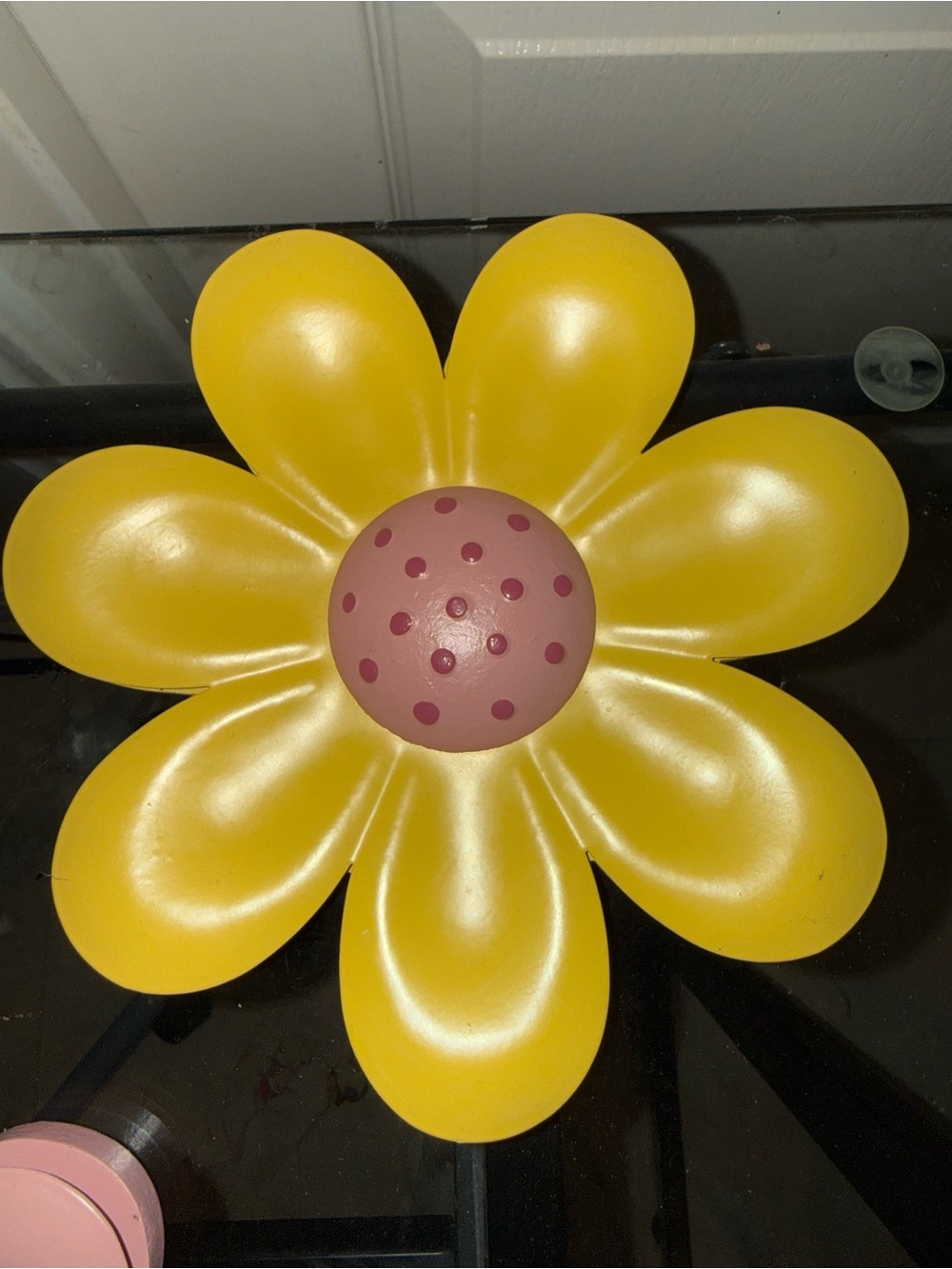 Home Interiors Yellow, Pink & Lavender Metal Flower Wall Decor - Picture 4 of 10